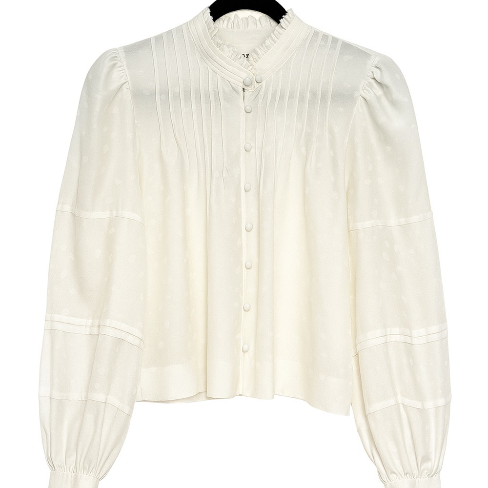 Elegant White Women's Blouse